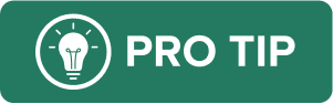 a green sign with white text